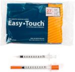 EasyTouch Insulin Syringes - 27g, 12.7mm, 1mL