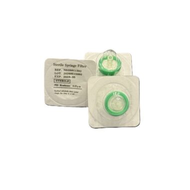 PES Syringe Filter - 0.22 um, 13mm, Luer-Lok/Luer Slip, Sterile