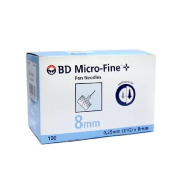BD (Embecta) Micro-Fine Plus PentaPoint Pen Needles - 31g 8mm