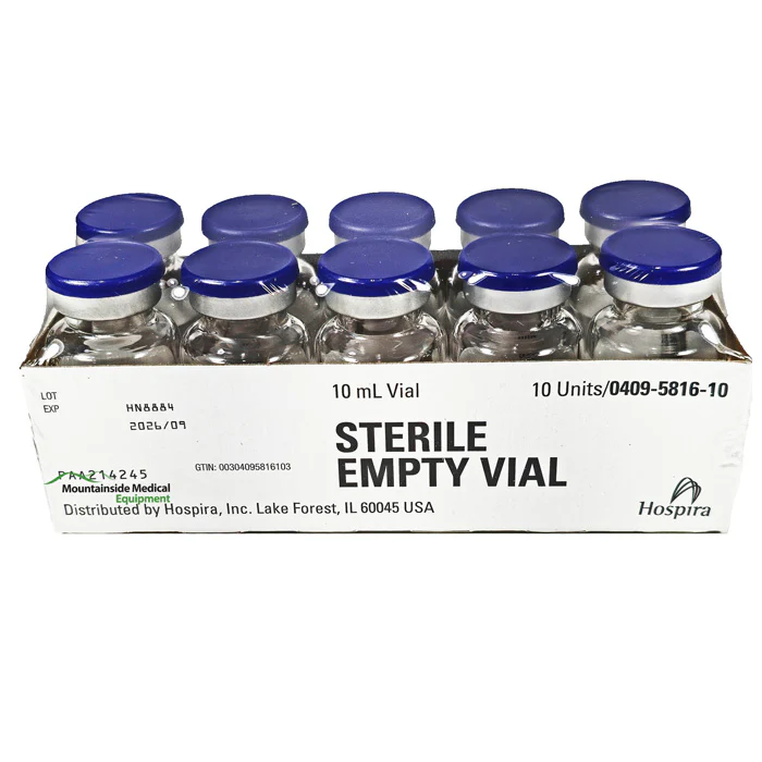 Pfizer Empty Sterile Vial - 10mL, 10-pack